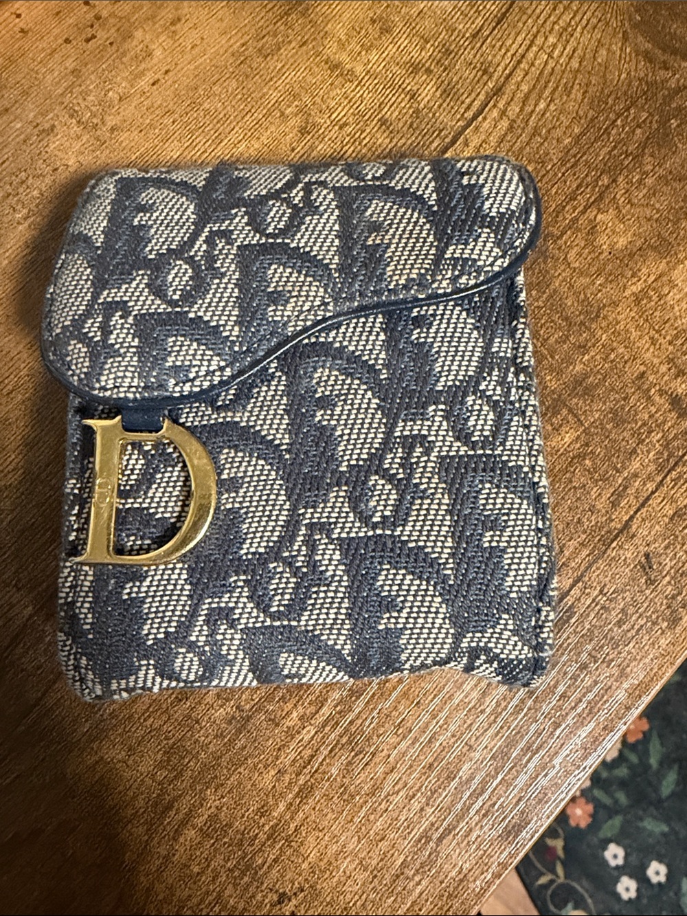 Dior Trotter Monogram Canvas Cigarette pouch Navy